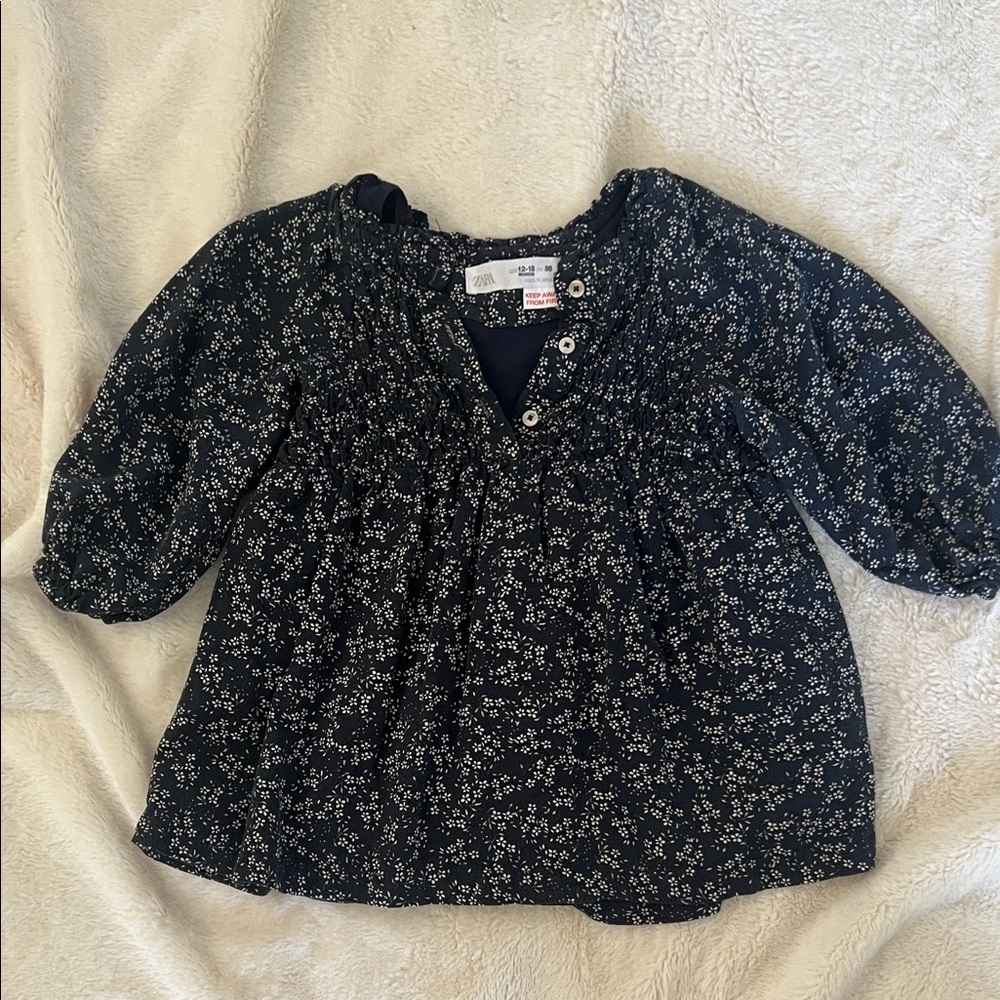 Zara Floral Baby Dress